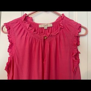 Loft sleeveless top
